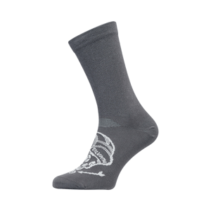 Unisex bikové ponožky silvini avella tmavě šedá/šedá 39-41