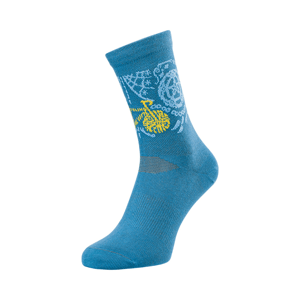 Unisex bikové ponožky silvini avella modrá 36-38