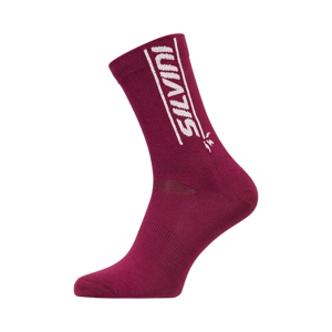 Unisex bikové ponožky silvini avella fialová 36-38