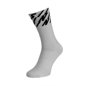 Unisex cyklo ponožky silvini oglio bílá/černá 39-41