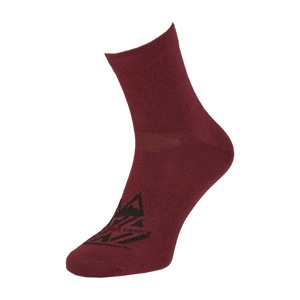 Unisex enduro ponožky silvini orino vínová 39-41