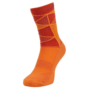 Unisex zateplené ponožky silvini vallonga oranžová 36-38