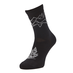 Unisex enduro ponožky silvini nereto černá/šedá 36-38