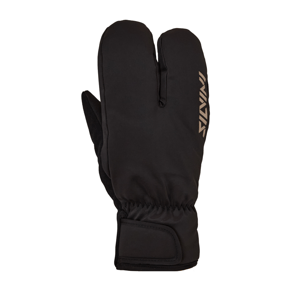 Unisex tří prstové rukavice silvini cerreto černá s