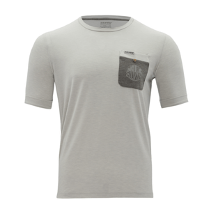 Pánské urban tričko silvini calvisio světle šedá/šedá s