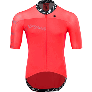 Pánský cyklo dres silvini stelvio červená/černá 3xl