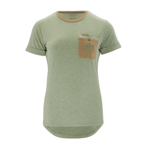 Dámské funkční tričko silvini calvisia zelená/oranžová xxl