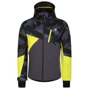 Pánská zimní lyžařská bunda dare2b baseplate žlutá/černá 3xl