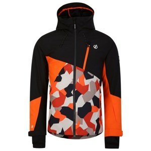 Pánská zimní lyžařská bunda dare2b baseplate černá/oranžová xl