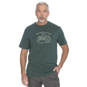 Pánské tričko bushman bobstock v tmavě zelená xl