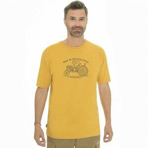Pánské tričko bushman bobstock v žlutá l