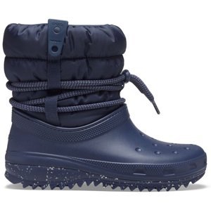 Dámské zimní boty crocs classic neo puff tmavě modrá  41-42