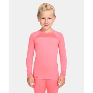 Dívčí bezešvé termo tričko kilpi carol-jg růžová 10