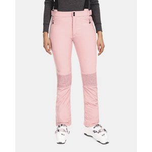 Dámské softshellové lyžařské kalhoty kilpi dione-w světle růžová 38