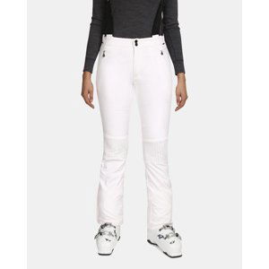 Dámské softshellové lyžařské kalhoty kilpi dione-w bílá 42s