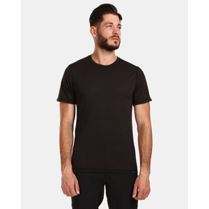 Pánské tričko z merino vlny kilpi sloper-m černá 3xl