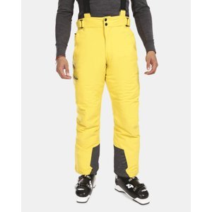 Pánské lyžařské kalhoty kilpi mimas-m žlutá xxl