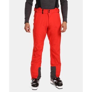 Pánské softshellové lyžařské kalhoty kilpi rhea-m červená xxl