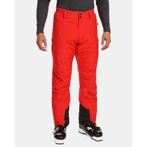 Pánské lyžařské kalhoty kilpi gabone-m červená l