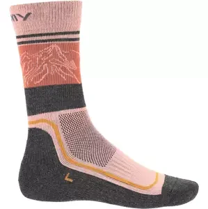Sportovní ponožky viking boosocks heavy lady růžová/šedá 41-43