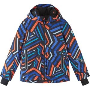Chlapecká zimní lyžařská bunda reima tirro modrá/oranžová 152