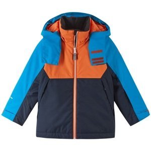 Chlapecká zimní lyžařská bunda reima autti modrá/oranžová 122