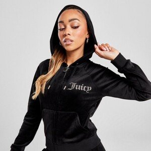 Juicy Couture Mikina Rozepínací   S Kapucí Dmnt Blk