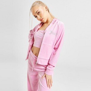 Juicy Couture Mikina Rozepínací   S Kapucí Dmnt Pink