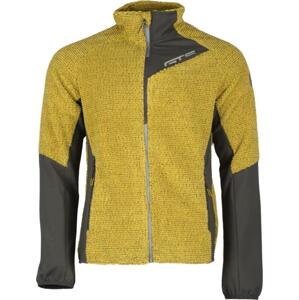 GTS302442M pánská waffle mikina, Curry - XXL