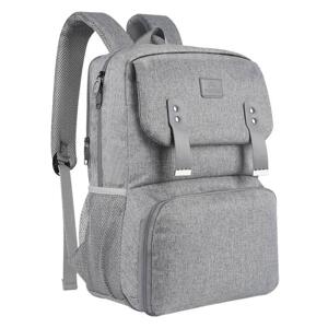 Matein Batoh na notebook / taška na oběd 15,6' 1161 USB Grey