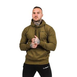GymBeam Mikina Athlete Military Green Black - XXXL