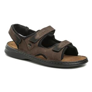 Josef Seibel 10236 hnědé pánské nadměrné sandály - EU 50