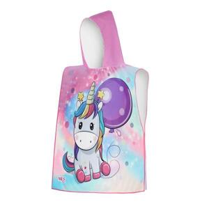 Nils Ručník - pončo z mikrovlákna aqua NAR20 Unicorn