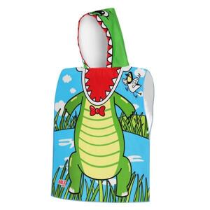 Nils Ručník - pončo z mikrovlákna aqua NAR20 Crocodile