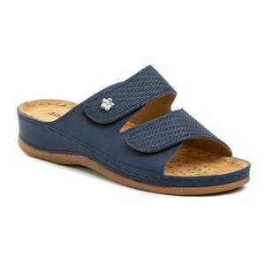 Scandi 240-2065-L1 navy dámské nazouváky - EU 36