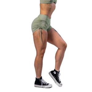 Nebbia Push-up šortky se šněrováním STRONG BEAUTY 429 - M - zelená