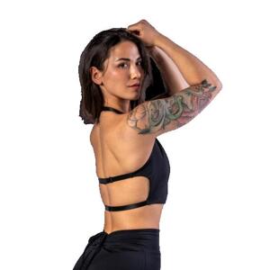 Nebbia Deni x NEBBIA Sportovní tank top 309 - XS - černá
