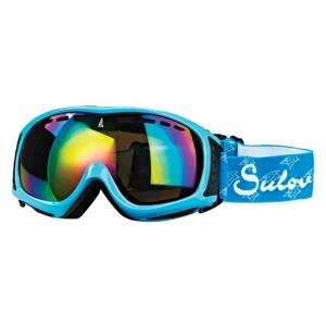 Sulov Sierra 2 modré lyžařské brýle - Kouřový + stříbrná