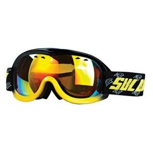 Sulov Passo 2 žluto/černé juniorské lyžařské brýle - Kouřový + stříbrná