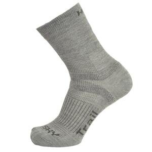 Husky Trail sv. šedé ponožky - L (41-44)