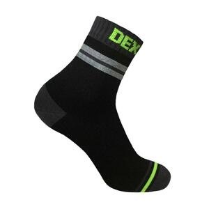 DexShell Pro Visibility Cycling Sock nepromokavé ponožky - S - Hi-vis Yellow Stripe