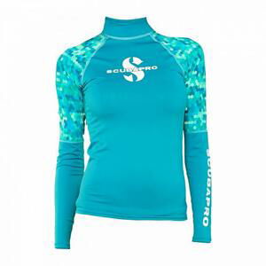 Scubapro Dámské lycrové triko RASHGUARD CARIBBEAN UPF50, dlouhý rukáv - S