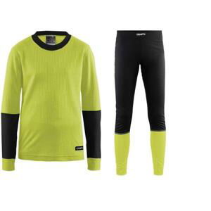 Craft Baselayer JR fialová 1905355 750701 Fialová set triko spodky - 122 - růžová