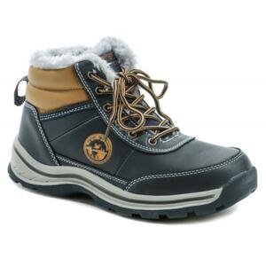 American Club ES46-19 modré zimní dětské boty - EU 34