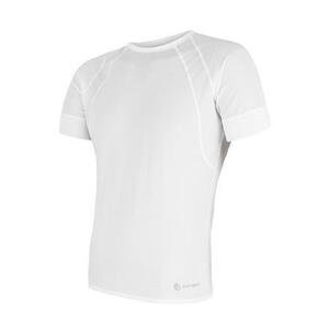 Sensor Coolmax Air bílé pánské triko krátký rukáv - L
