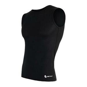 Sensor Coolmax Air černé pánské triko bez rukávů - L