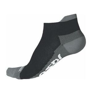 Sensor ponožky Race Coolmax Invisible Černá/šedá - 9/11