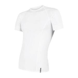 Sensor Coolmax Tech bílé pánské triko krátký rukáv - XXL