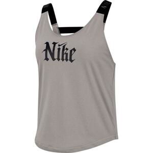 Nike NK DRY TANK ELSTKA CROP GRX W (AR1077-063) dámské tílko POUZE XS (VÝPRODEJ)