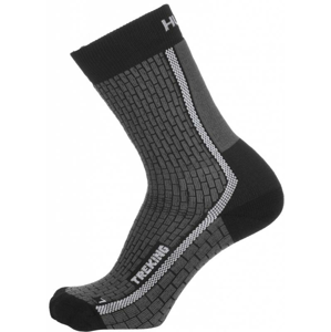 Husky Treking antracit/šedé ponožky - M (36-40)